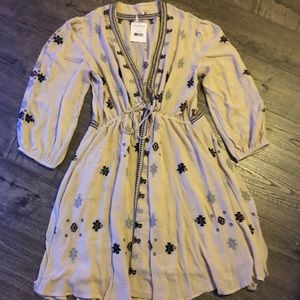 NWT Free long 3/4 sleeve blouse